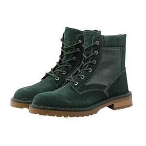 Saint Morta Mens Legion Ankle Boots US 12 Green Suede NIB